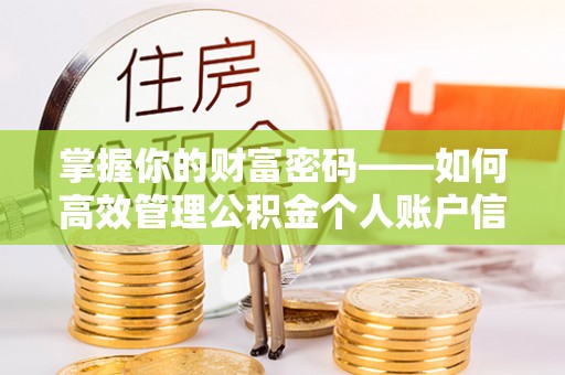 宁晋掌握你的财富密码——如何高效管理公积金个人账户信息