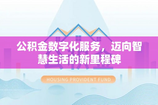 宁晋公积金数字化服务，迈向智慧生活的新里程碑