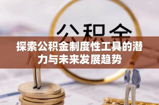 宁晋探索公积金制度性工具的潜力与未来发展趋势