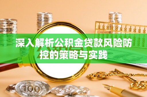 宁晋深入解析公积金贷款风险防控的策略与实践
