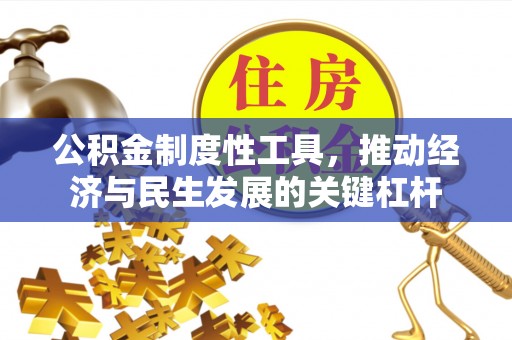 宁晋公积金制度性工具，推动经济与民生发展的关键杠杆
