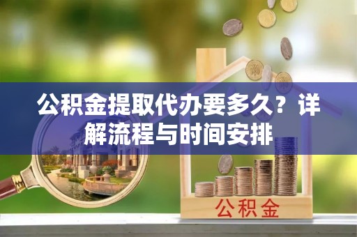 宁晋公积金提取代办要多久？详解流程与时间安排