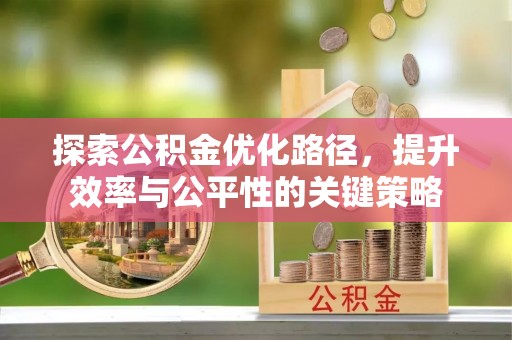 宁晋探索公积金优化路径，提升效率与公平性的关键策略