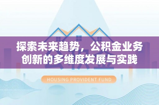 宁晋探索未来趋势，公积金业务创新的多维度发展与实践