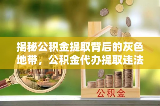 宁晋揭秘公积金提取背后的灰色地带，公积金代办提取违法不？