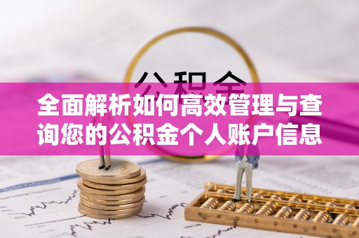 宁晋全面解析如何高效管理与查询您的公积金个人账户信息