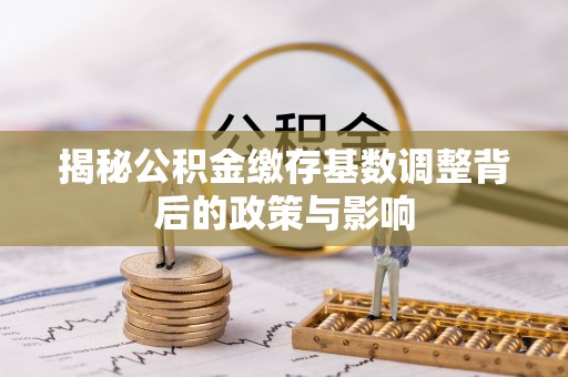 宁晋揭秘公积金缴存基数调整背后的政策与影响