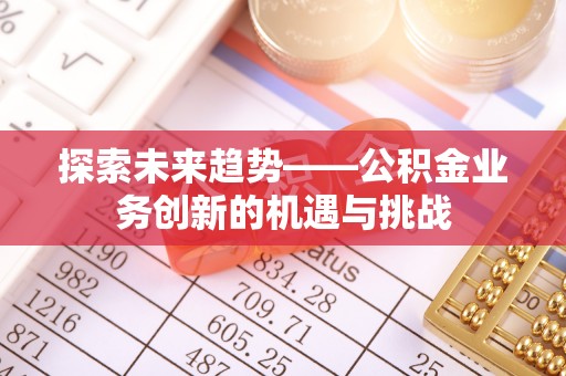 宁晋探索未来趋势——公积金业务创新的机遇与挑战