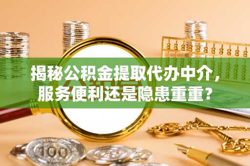 宁晋揭秘公积金提取代办中介，服务便利还是隐患重重？