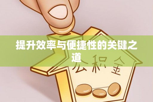 宁晋提升效率与便捷性的关键之道