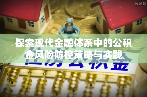 宁晋探索现代金融体系中的公积金风险防控策略与实践