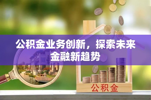 宁晋公积金业务创新，探索未来金融新趋势