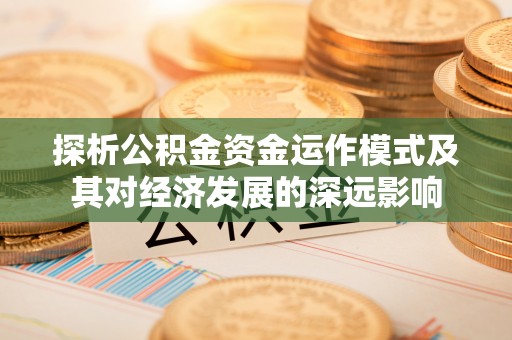 宁晋探析公积金资金运作模式及其对经济发展的深远影响