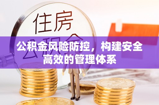 宁晋公积金风险防控，构建安全高效的管理体系