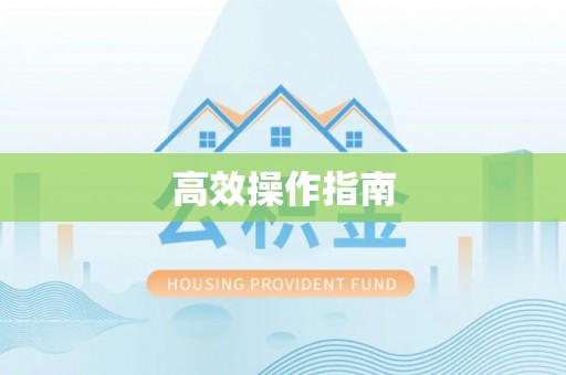 宁晋高效操作指南