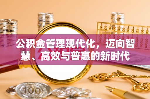宁晋公积金管理现代化，迈向智慧、高效与普惠的新时代